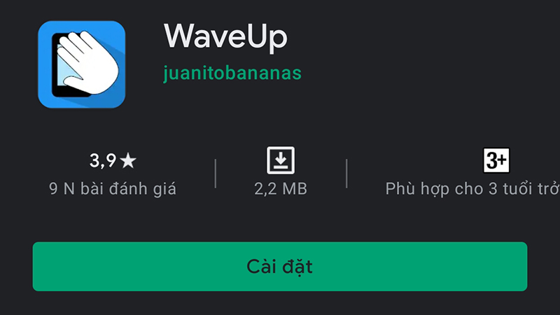 Ứng dụng WaveUp